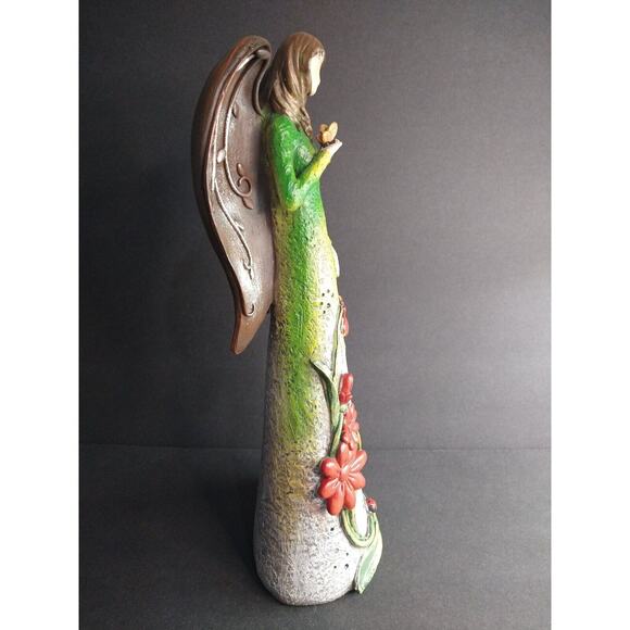 Bless This House Angel Figurine 14.5” Resin Stone Look Tabletop Statue - Picture 3 of 9